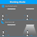 Miniatyrbild 2 av 3: 3 Pack Upgraded Usb Rechargeable 10 Led Magnetic Motion Sensor Light