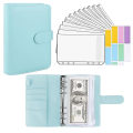 Miniatyrbild 2 av 4: Pu Leather Binder Budget Planner Cash Envelope Wallet System Rose red
