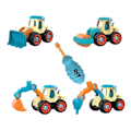 Miniatyrbillede 1 af 5: Møtrik Adskillelse, Læsning og Aflæsning, Konstruktionslastbil, Gravemaskine, Bulldozer, Pædagogisk Legetøjsbilmodel