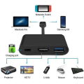 Miniatyrbillede 4 af 5: 1080P 4K HDMI-adapter til USB-C HDMI-konverter Type-C Hub-adapter HDMI-adapter til Switch USB-C HDMI