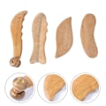 Miniatyrbillede 2 af 5: 4 stk. Gua Sha Skrabebord Massageværktøj Praktisk Skønhedsmassage Pl
