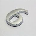 Miniatyrbild 2 av 3: 0-9 Mailbox Numbers 3d Self-adhesive Door House Numbers Stickers Street Address Numbers Mailbox Sign For Home Office Room 6