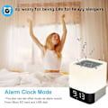 Miniatyrbild 3 av 5: Bedside Lamp With Alarm Clock Bluetooth Speaker Night Light Dimmable Rgb Color Changing Led Wireless Speaker Mood Light