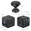 Miniatyrbild 5 av 5: Mini 1080p Hd Surveillance Camera - Long Battery Life - Small Indoor Wifi Security Camera - With Motion Sensor - Night Vision Camera (black)high Quali