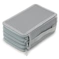 4 Layer Large Capacity Stationery Bag Pencil Case Pen Storage Box Organizer Gray