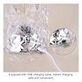 Miniatyrbild 2 av 4: Acrylic  Table Lamp Led Atmosphere Lamp Transparent Three-Color Touch