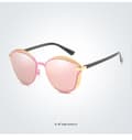 Lady's Polarized Sunglasses Set, 3pc Sunglasses Glasses Case Gift Box Xy187 Pink