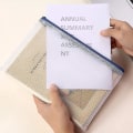 Miniatyrbild 5 av 5: Document Pocket A3, 10 Pieces A3 File Zippered Pockets, Mesh Plastic Zippered