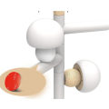 Miniatyrbillede 5 af 5: LED Natlampe Sød Svampeklaplampe Silikone USB Natlampe Magnetisk Berøringssensor Atmosfære Lampe Soveværelse Sengelampe