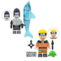 Pikkukuva 2 / 4: 6 kpl Ninja Minihahmot Set Leluja Lapsille Toimintahahmo Anime Sankarit Minihahmo Syntymäpäivälahjat Aikuisille Ja Lapsille Pojat Tytöt