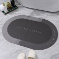 Pikkukuva 1 / 4: Erittäin Imukykyinen Kylpymatto Nopeasti Kuivuva Kylpyhuoneen Matto Liukumaton Eteisen Ovimatto Nappa Nahka Lattiamatot WC-Matto Kodin Sisustus 01 Gray 50x80cm