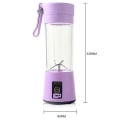 Miniatyrbilde 4 av 4: Mini elektrisk husholdningsjuicer, liten frukt- og grønnsaksjuicer med lading, bærbar Green