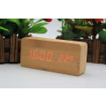 Miniatyrbild 3 av 4: 2022 New Simple Square Alarm Clock (display Time, Date And Temperature) In Various Colors