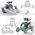 Miniatyrbillede 4 af 4: Stem 12-i-1 Uddannelsesmæssigt Solcelle Robot Legetøj - 190 Dele