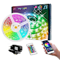 Miniatyrbild 1 av 5: Tooth Led Strips 15 Meters - Rgb Lighting With Remote Control Smd 5050 Color Adjustment 15M