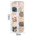 Miniatyrbilde 2 av 2: Fargerike Negleklistremerker med Skjell, Naturlige Abalone Fingernegl Dekaler, 3d Iridescent Glitter Manikyr Havfrue Paljetter Skiver, For Manikyr Salong Hjem shape1