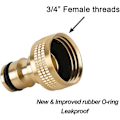 Miniatyrbilde 4 av 5: Hurtigkobling for hageslange, vannslange, hurtigkobling, tomme Ght messing, enkel tilkobling, hurtigkoblinger for slange, hageslangekobling, vannslange C