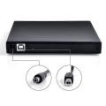 Miniatyrbillede 4 af 4: Usb 2.0 Ekstern Cd/dvd Afspiller (sort)