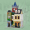 Miniatyrbillede 4 af 4: Byarkitektur Byggeklodser Hotel Indkøbscenter Marked Hus Butik Gadebillede Butik Klodser Legetøj Gaver Til Børn Voksne Uden Original Æske
