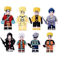 Miniatyrbild 1 av 4: Naruto Uzumaki Assembled Minifigure Children's Building Block Toys 8pcs