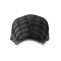 Miniatyrbild 2 av 5: Plaid Pattern Men Breathable Cotton Newsboy Cap Soft Material F Khaki