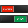 Miniatyrbild 2 av 5: Open Closed Sign, Open Signs Privacy Slide Door Sign Indicator Silver-do not disturb sign