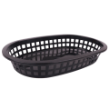 Miniatyrbillede 3 af 3: 100 stk./50 stk. Madkurv Oval Form Service Plastik Pommes Frites Fastfood Opbevaringsplader Til Restaurant Red 50 Pcs