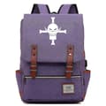 Miniatyrbild 1 av 4: One Piece Luffy White Beard Luo Junior Student Schoolbag USB Color-12