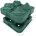Miniatyrbillede 2 af 4: Isterningebakke, 2,5 tommer silikoneforme til isterninger, 2 hulrum Rose & 2 Diamant Isboldmaskine Green
