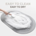 Pikkukuva 4 / 5: Erittäin Imukykyinen Kylpymatto Nopeasti Kuivuva Kylpyhuoneen Matto Liukumaton Eteisen Ovimatto Nappa-nahkainen Lattiamatto WC 01 Blue 60x90cm
