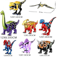 Miniatyrbillede 2 af 4: 8 stk. Dinosaur Samlede Byggeklodser