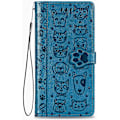 Miniatyrbild 1 av 4: Cover For Iphone 12 Pro / Iphone 12, Mobile Phone Cover Leather Flip Case With Card Slot, Magnet And Stand Function [cat And Dog Pattern] Protective C