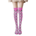 Miniatyrbild 3 av 4: Shoelace Pattern Print Thigh Stockings Women Fashion Sexy Trend Stockings Thin Velvet Lolita Jk Socks Kawaii Sweet Style13