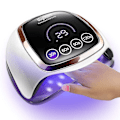Miniatyrbilde 1 av 5: LED Neglelakk Lampe 168W Negleherdingslampe, LED Negletørker For Gelpolering Med Auto Sensor/4 Timerinnstillinger US