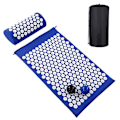 Miniatyrbild 1 av 3: Multi-use Relaxation And Massage Shiatsu Cushion And Pillow Set (grey) blue
