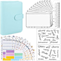 Miniatyrbillede 1 af 4: Budget Planner Kontant Binder Kuvert Blue--29pcs