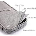 Miniatyrbilde 3 av 5: Reise Lommebok Familie Passholder RFID Blokkerende Reise Dokument Organiser Vanntett Ferie Pass Etui Menn Kvinner For ID Kort, Kredittkort, Fli