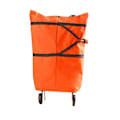 Miniatyrbillede 1 af 3: Sammenklappelig Trolley Taske Foldbar Indkøbstaske Med Hjul Foldbar Indkøbsvogn Dagligvareposer Til Kvinder Rejser Ferier Camping