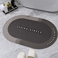 Pikkukuva 1 / 4: Erittäin Imukykyinen Kylpymatto Nopeasti Kuivuva Kylpyhuoneen Matto Liukumaton Eteisen Ovimatto Nappa Nahka Lattiamatot WC-Matto Kodin Sisustus 01 Khaki 50x80cm