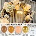 Miniatyrbild 3 av 5: Fancy Retro Garland Arch Kit Latex Balloons For Wedding Birthday Party Decor Light Purple Gold