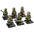 Miniatyrbild 2 av 4: Falcon Commando Minifigure Assembling Doll Toy Military Building Blocks 6pcs