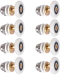 8pcs Shower Door - Roller Caster Wheel For Shower Door Sliding Rollers Door Roller Replacement Wheel 27mm