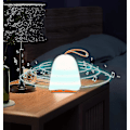 Miniatyrbillede 2 af 4: LED Natlampe Smart Højttaler Bærbar Trådløs Bluetooth Touch Kontrol Højttaler Orange