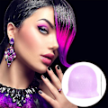 Miniatyrbild 4 av 4: Silicone Highlight Cap Set Color Hair Reusable Salon Staining Tool Purple