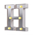 Miniatyrbillede 2 af 5: LED Marquee Bogstav Lys 26 Alfabet Lysende Bogstaver Skilt Perfekt Til Natlys Bryllup Fødselsdagsfest Julelampe Hjemmebar Dekoration B09 H