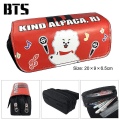 Miniatyrbild 2 av 2: Bts Children Double-layer Pencil Case Large Capacity color-11