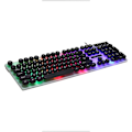 Miniatyrbild 2 av 4: Glowing Keyboard With Round Keycaps For Pc/laptop Gaming Backlit Keyboard For Computer Gamers Black