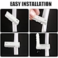 Miniatyrbild 4 av 5: Flexible Ceiling Curtain Track 1 meter