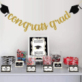 Miniatyrbillede 3 af 4: Dimissionspynt - Dimissionsfestpynt til High School Pre K - Sort og Guld