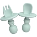 Pikkukuva 1 / 4: Vauvan Harjoituslusikka- ja Haarukkasetti Light Blue1